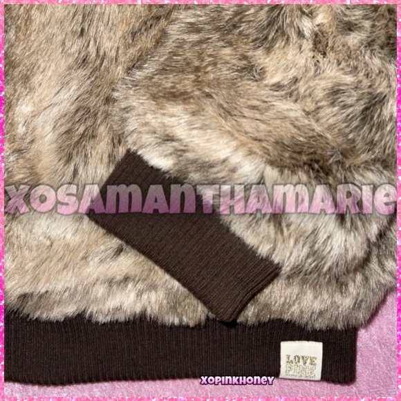 VS PINK Faux Fur Jacket - Picture 6 of 14